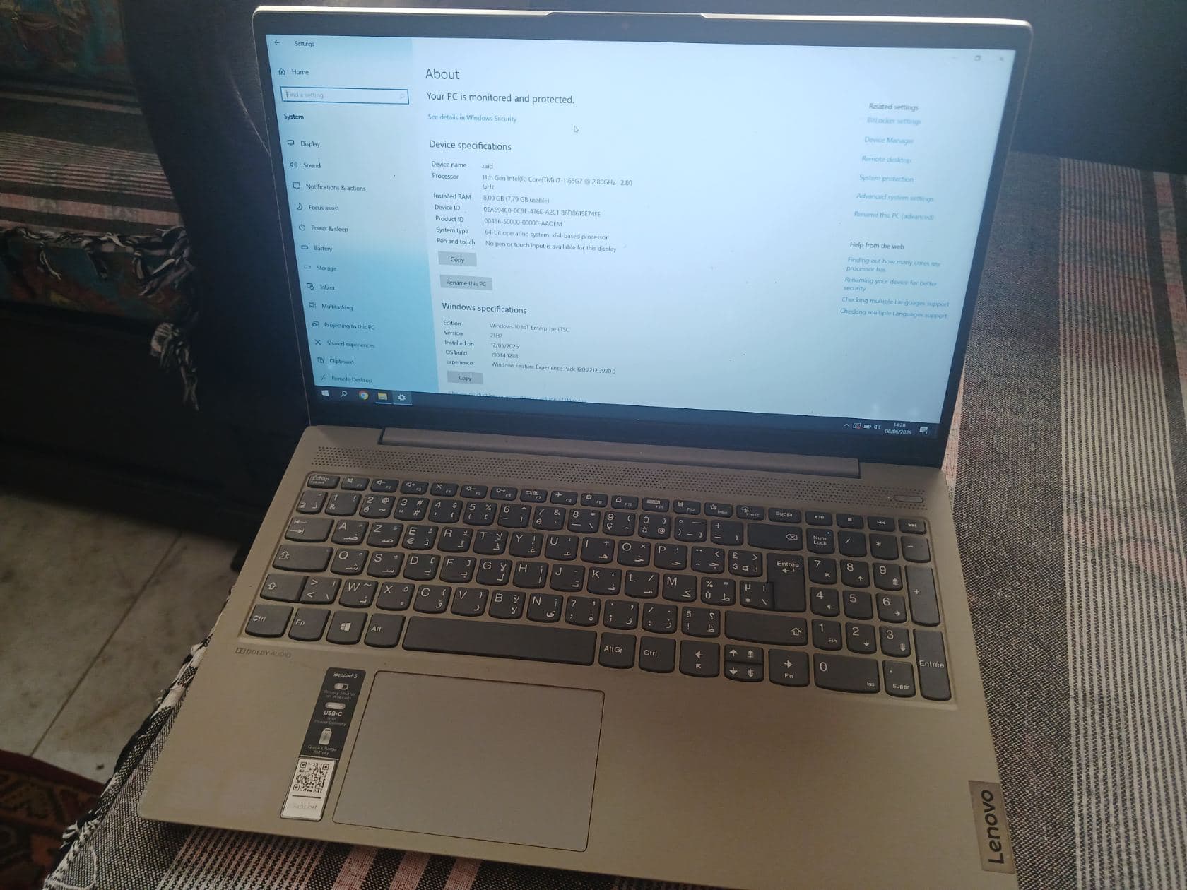 Pc lenovo ipoad5