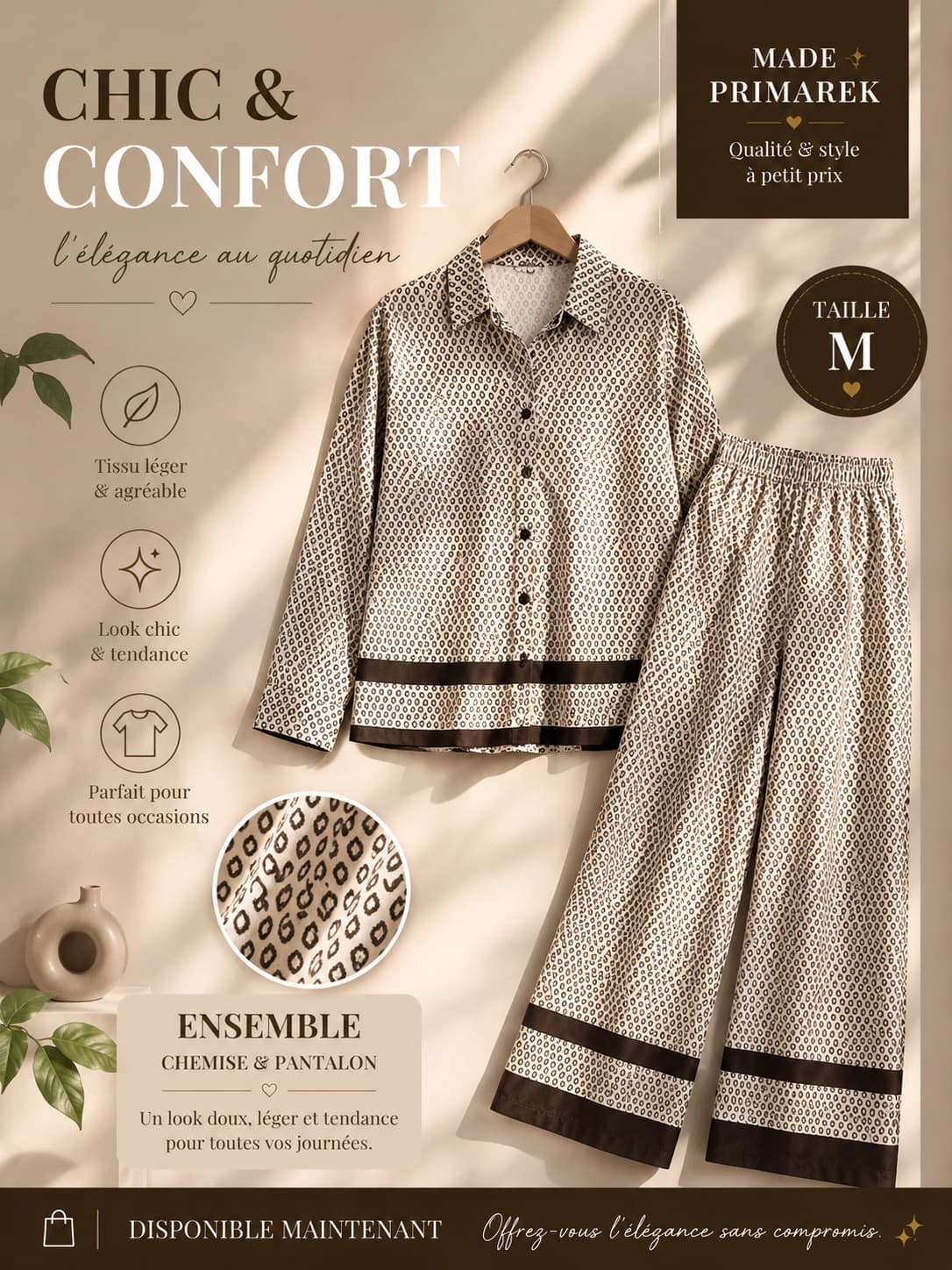 ENSEMBLE Chemise & Pantalon