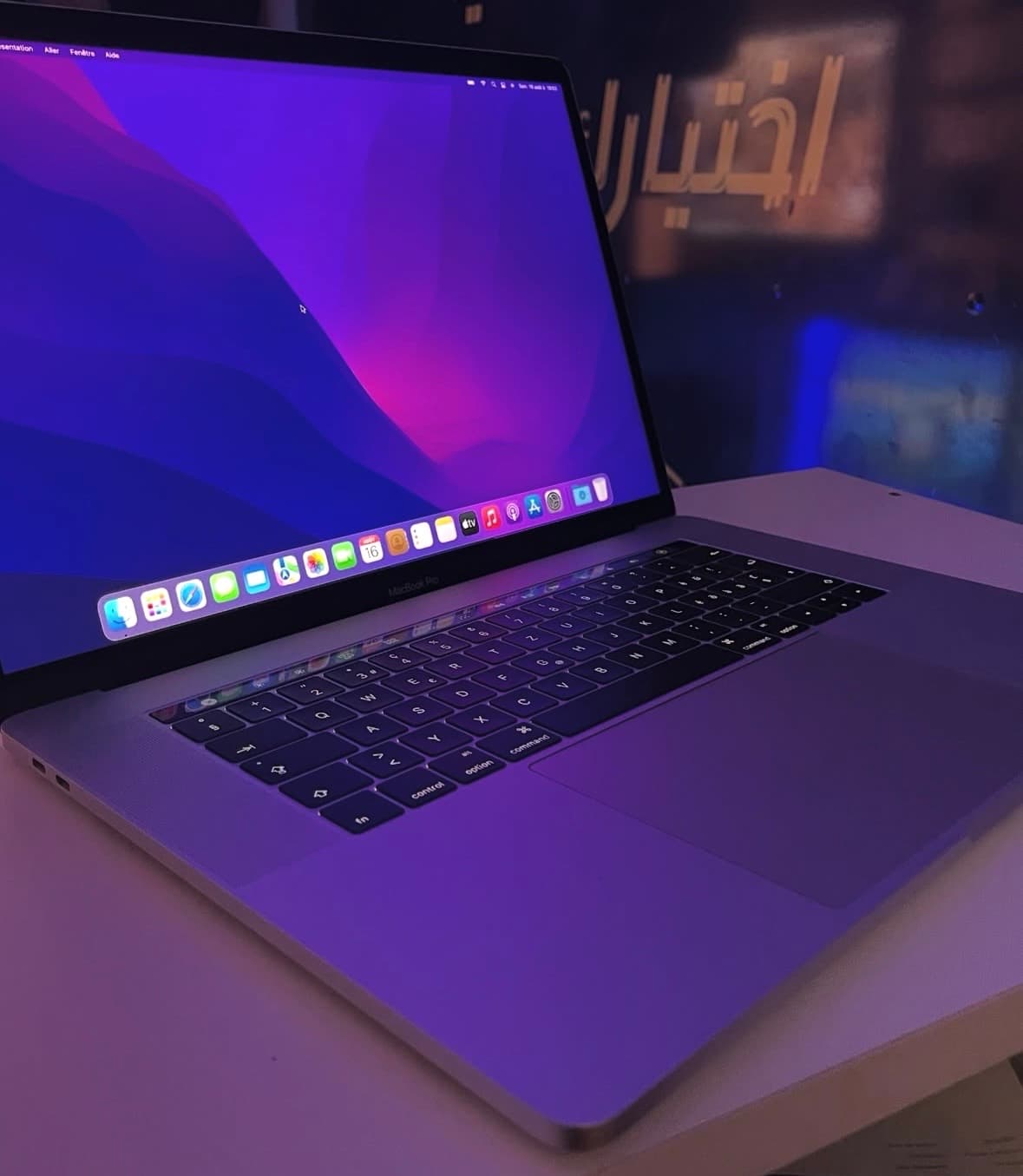 MacBook pro 15 touche bar