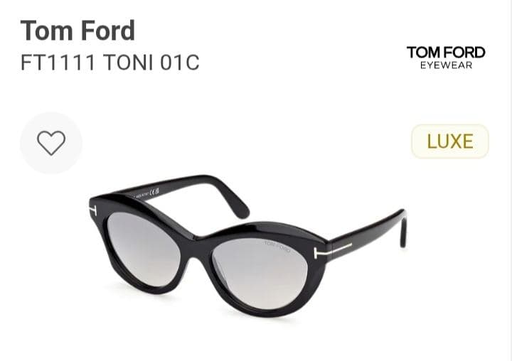 Lunettes du la marque TomFord